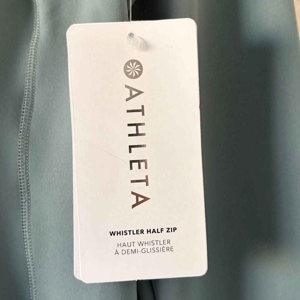 NWT Athleta Whistler Half Zip - Picture 3 of 6